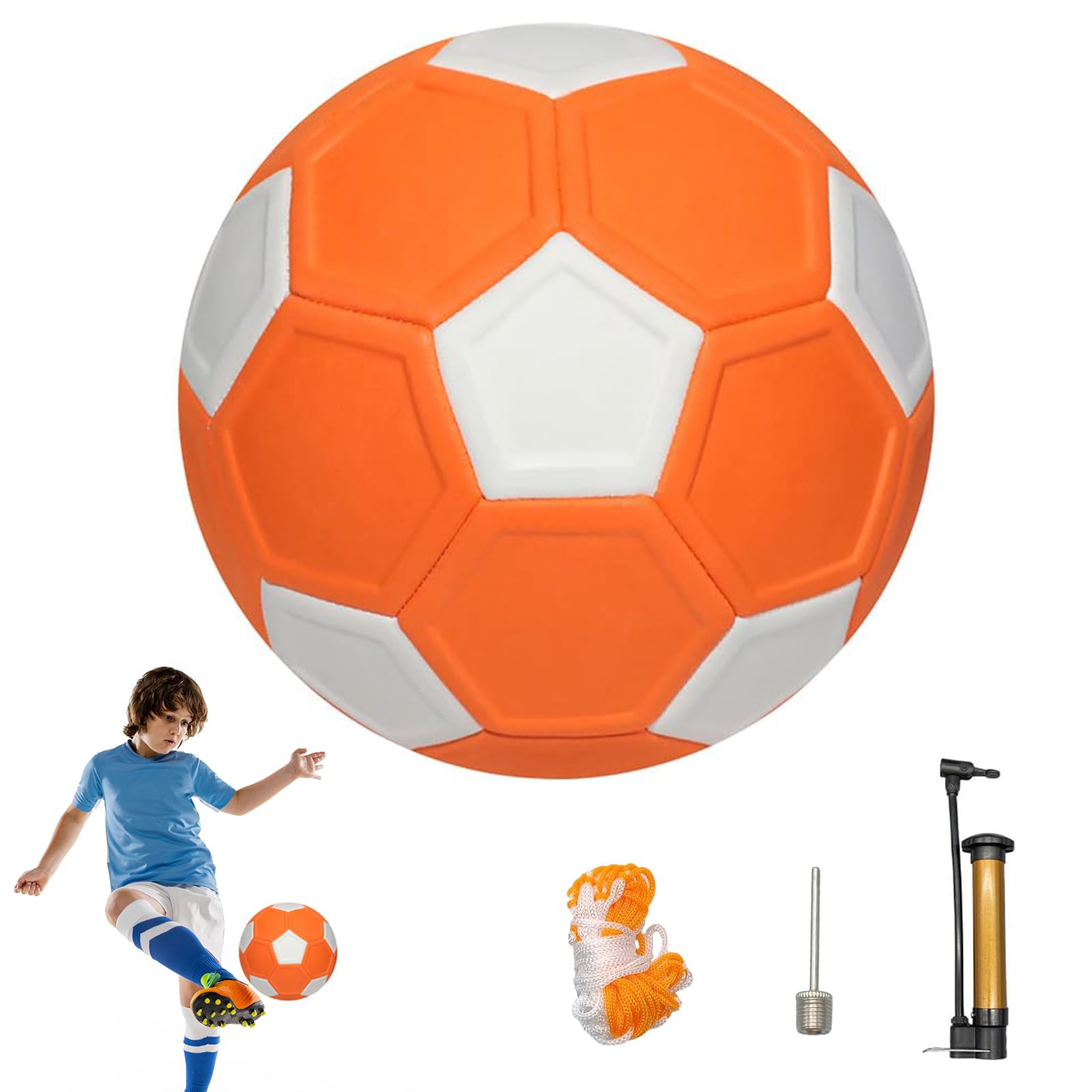 chiquieray Football Curve Ball, Size 5 Curve Ball Set, Soft FootballBall Indoor and Outdoor Activities, CurveBall for Outdoor & Indoor Match or Game