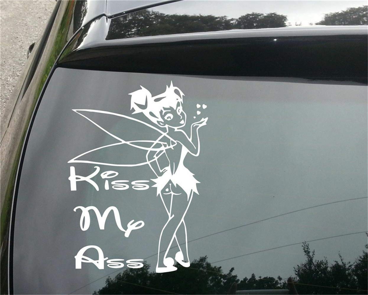 Buy Tinkerbell Wall Decal Tinkerbell Kiss My Ass Surf Funny Car Window