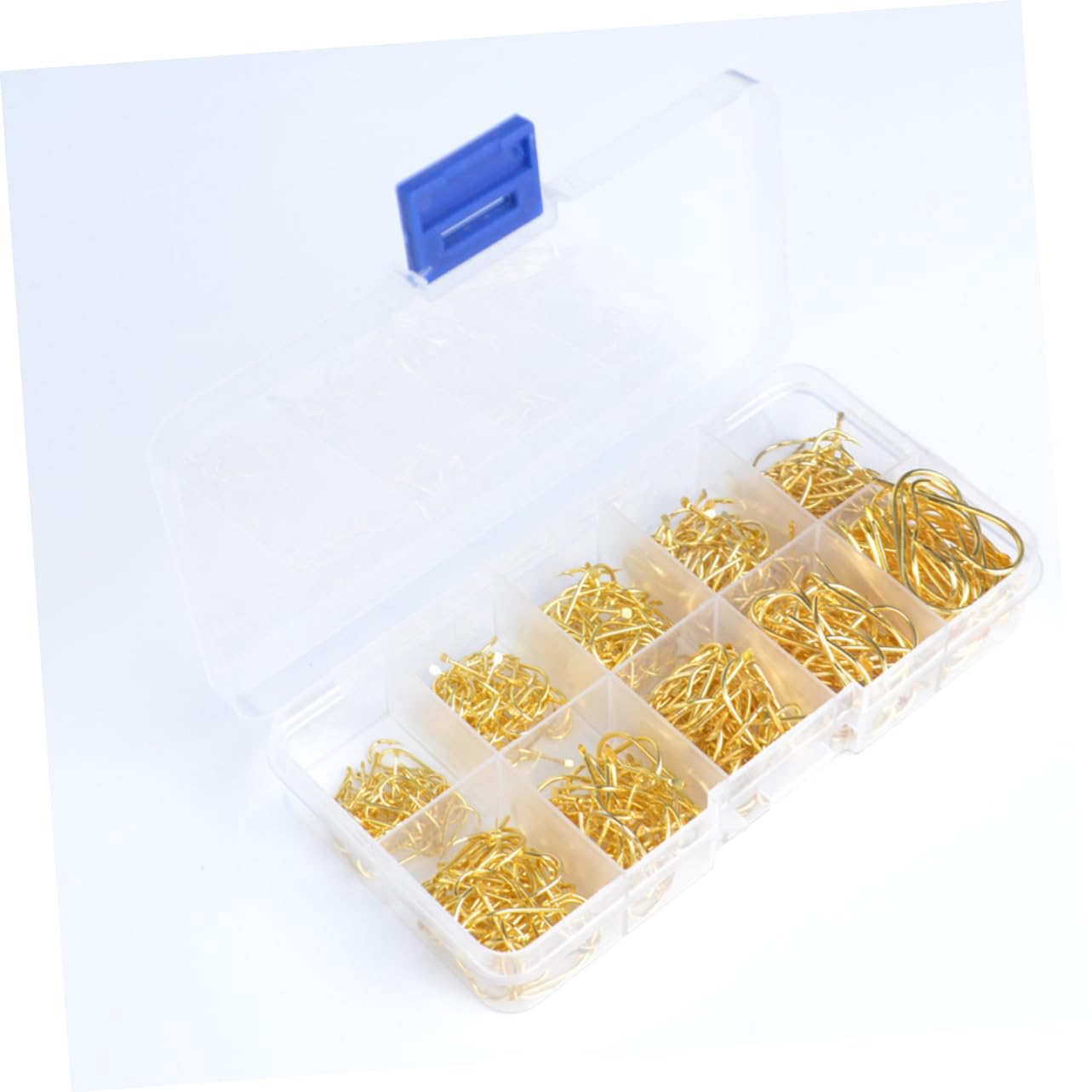 SUPVOX Caja De Anzuelos De Pesca De Accesorios De Pesca Dorados para Actividades Al Aire