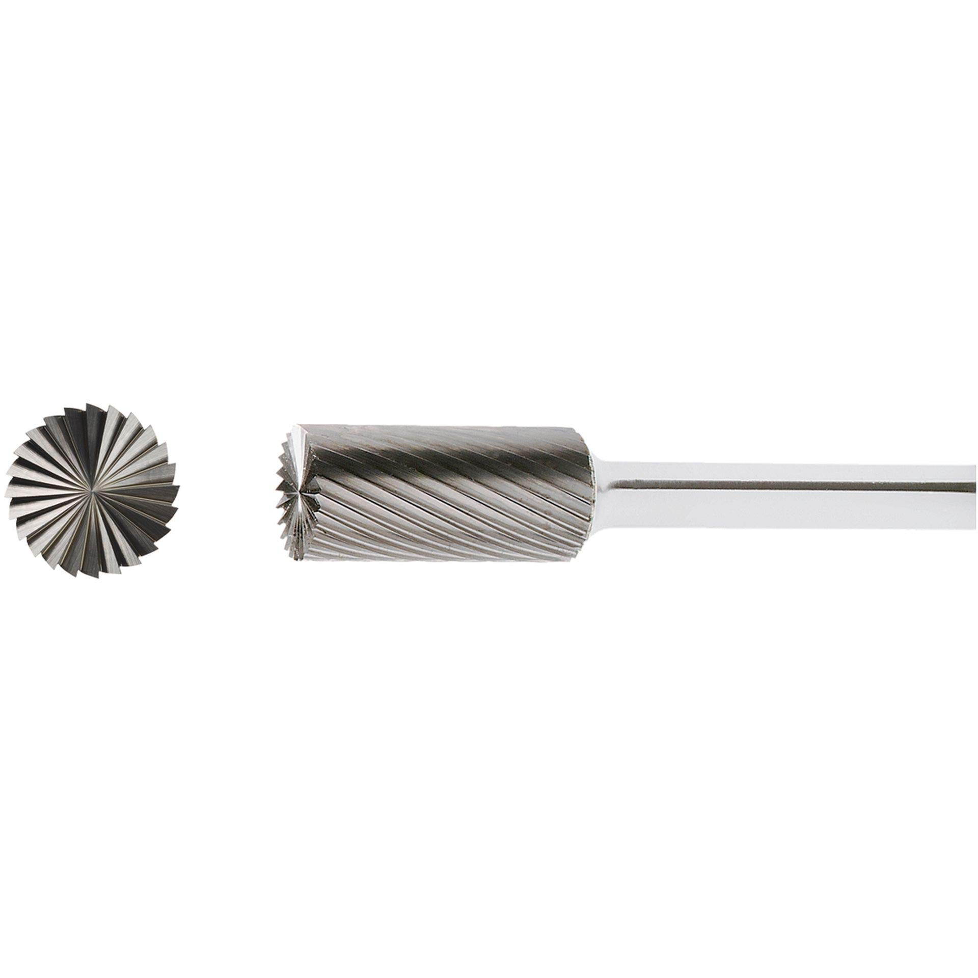 Fresa LUKAS HFAS Cilindro acciaio 16x25 mm gambo 6 mm | a dentatura frontale