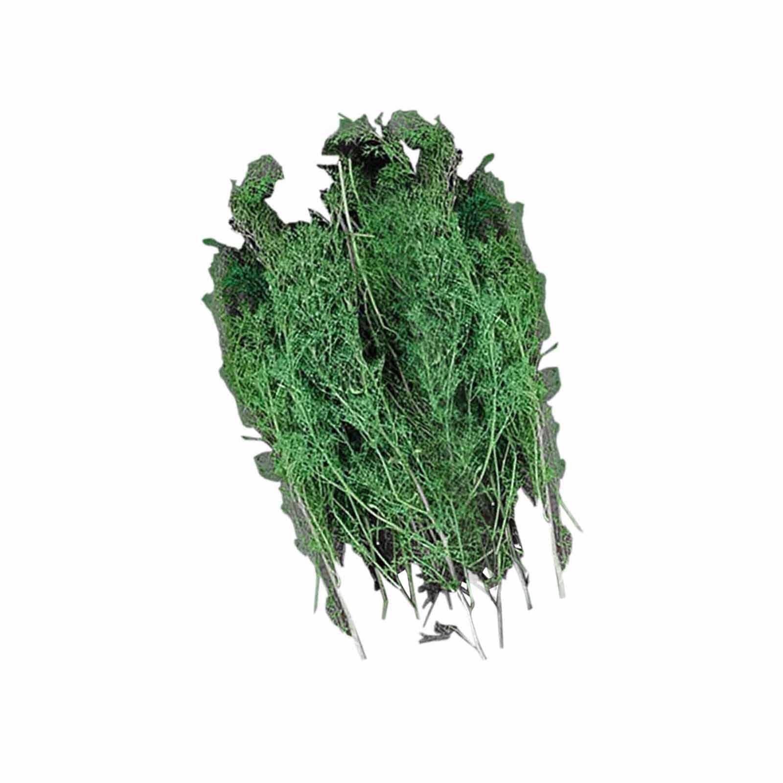 Perfeclan Miniature Trees Architecture Trees Model Diorama Supplies Fake Trees for 1/35 Garden Scenery Landscape DIY Landscape Building Architecture, Green