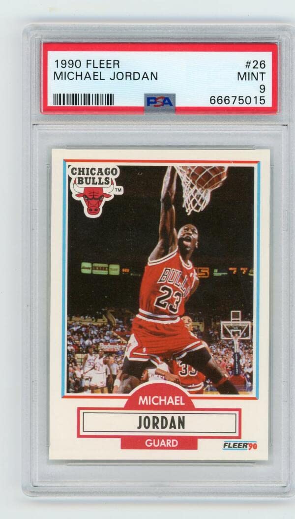 Amazon.com: Michael Jordan PSA GRADED 9 (Basketball Card) 1990-91