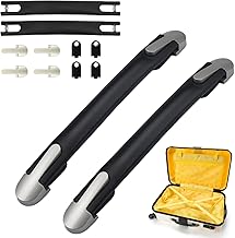 2 Pieces Handle for Travel Suitcases, 24 cm Plastic Replacement Suitcase Handle, Replacement Suitcase Handle, Black Luggage Handle, for Suitcase Replacement Suitcases, Luggage, Briefcases