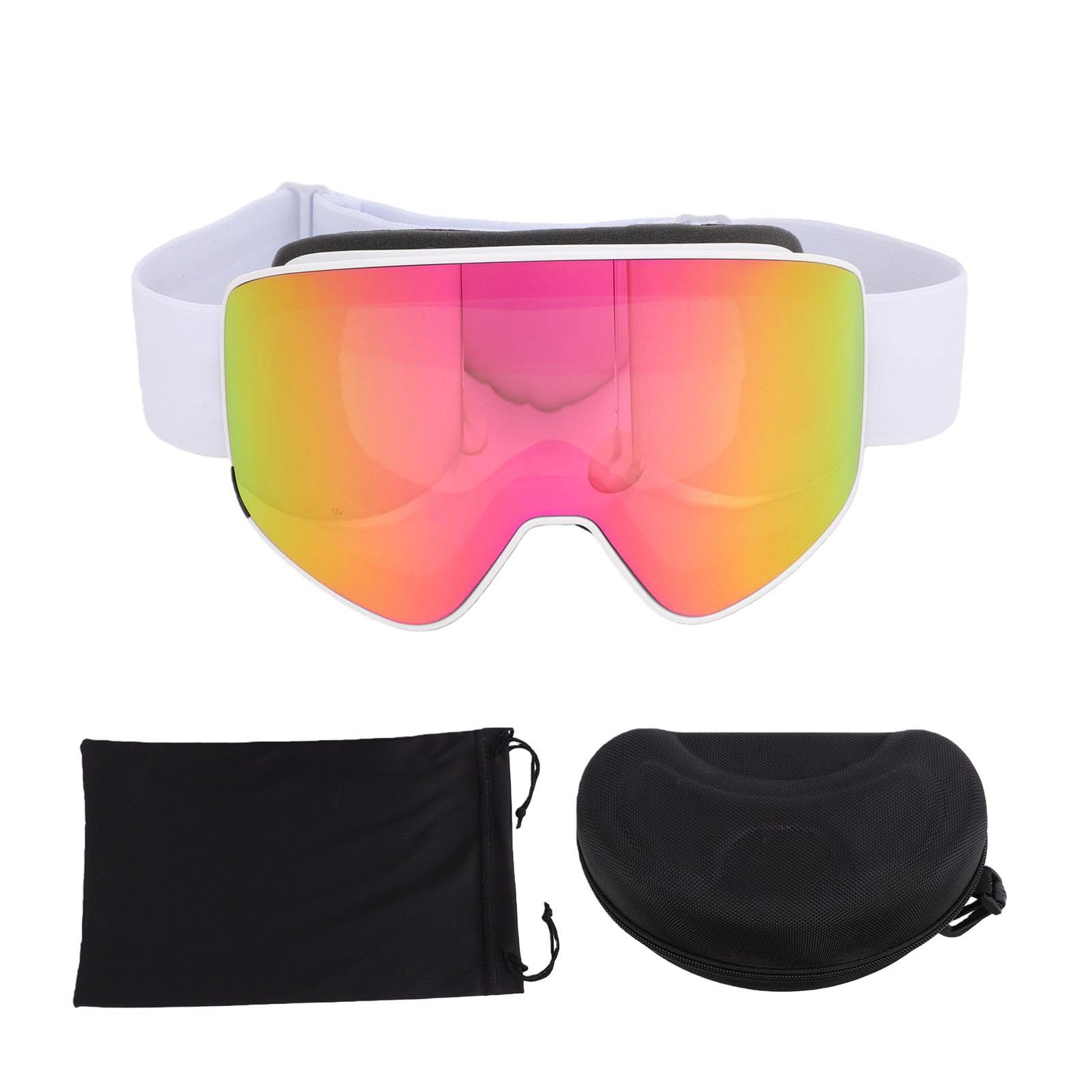 XUMIUZIY Snowboard Ski Goggles con Lente PC Magnetica Intercambiabile