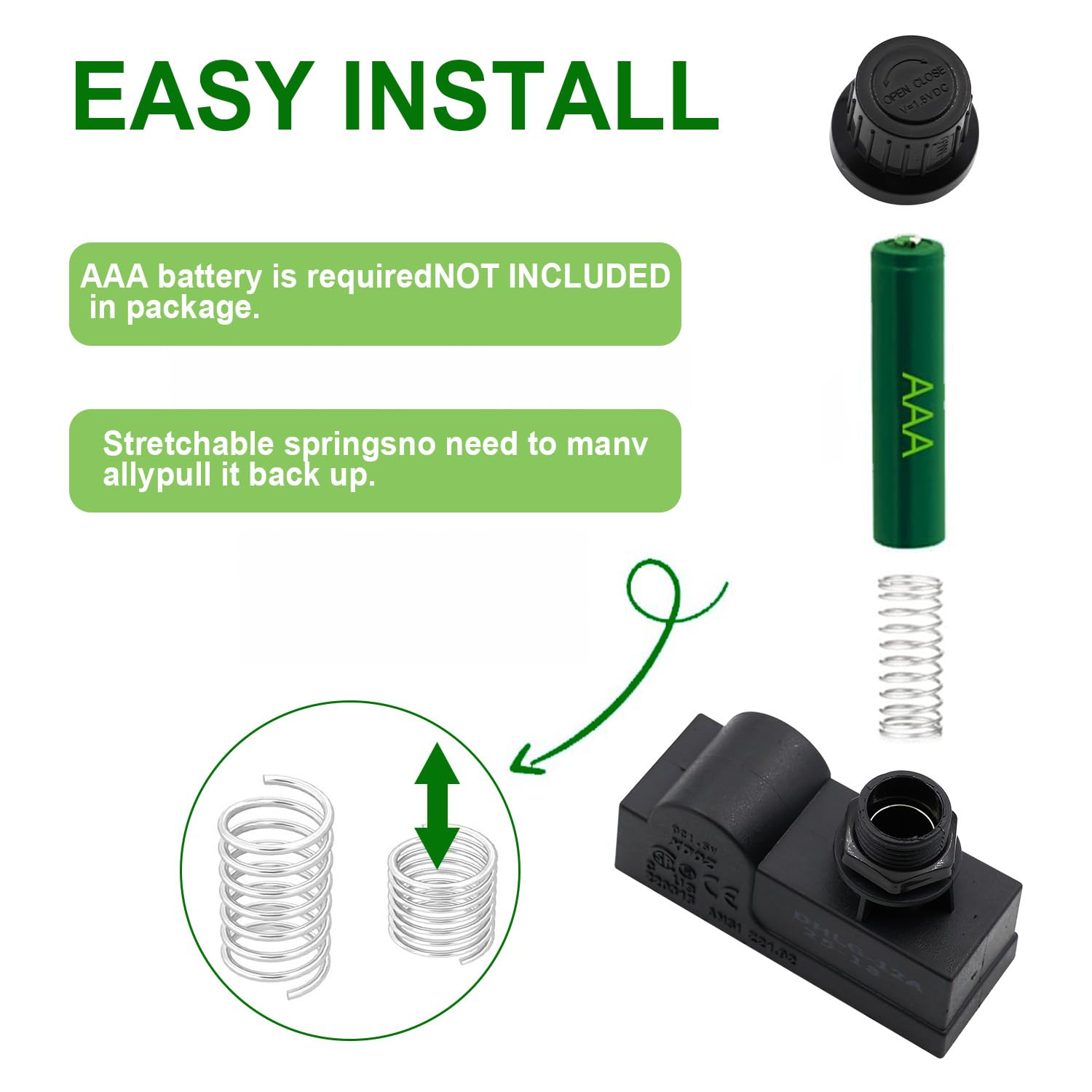 G350-0017-W1 - Encendedores de parrilla compatibles con kit de repuesto de encendedor Charbroil, módulo de encendido electrónico de 2 salidas con cables y 2 botones, encendedor de parrilla para