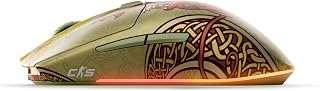 SteelSeries CS2 Dragon Lore Counter-Strike Wireless Gaming Mouse - 2.4GHz & Bluetooth — 18.000 DPI TrueMove Air Optik Sensör