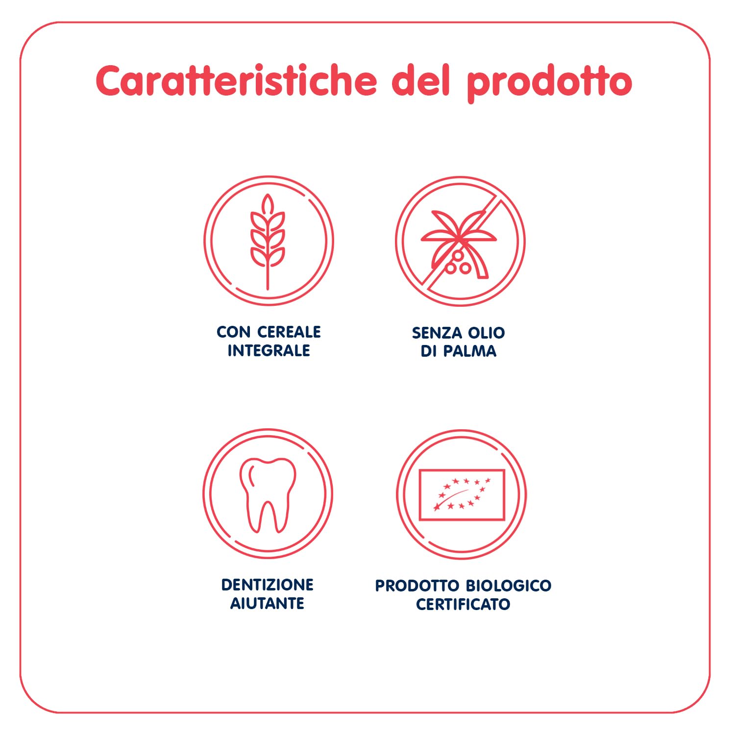 FLEUR ALPINE Biscotti Baby - Confezione da 12 x 2 deliziosi snack per bambini per una deliziosa colazione a base di porridge - Semplici biscotti integrali - 9 mesi