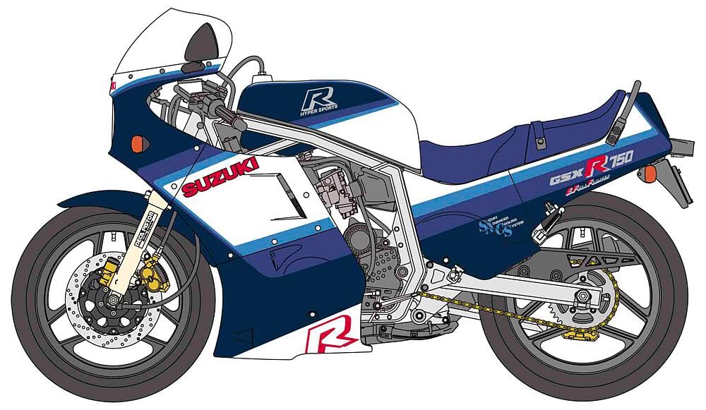 Amazon | ハセガワ(Hasegawa) 1/12 バイクシリーズ スズキ GSX-R750 (G
