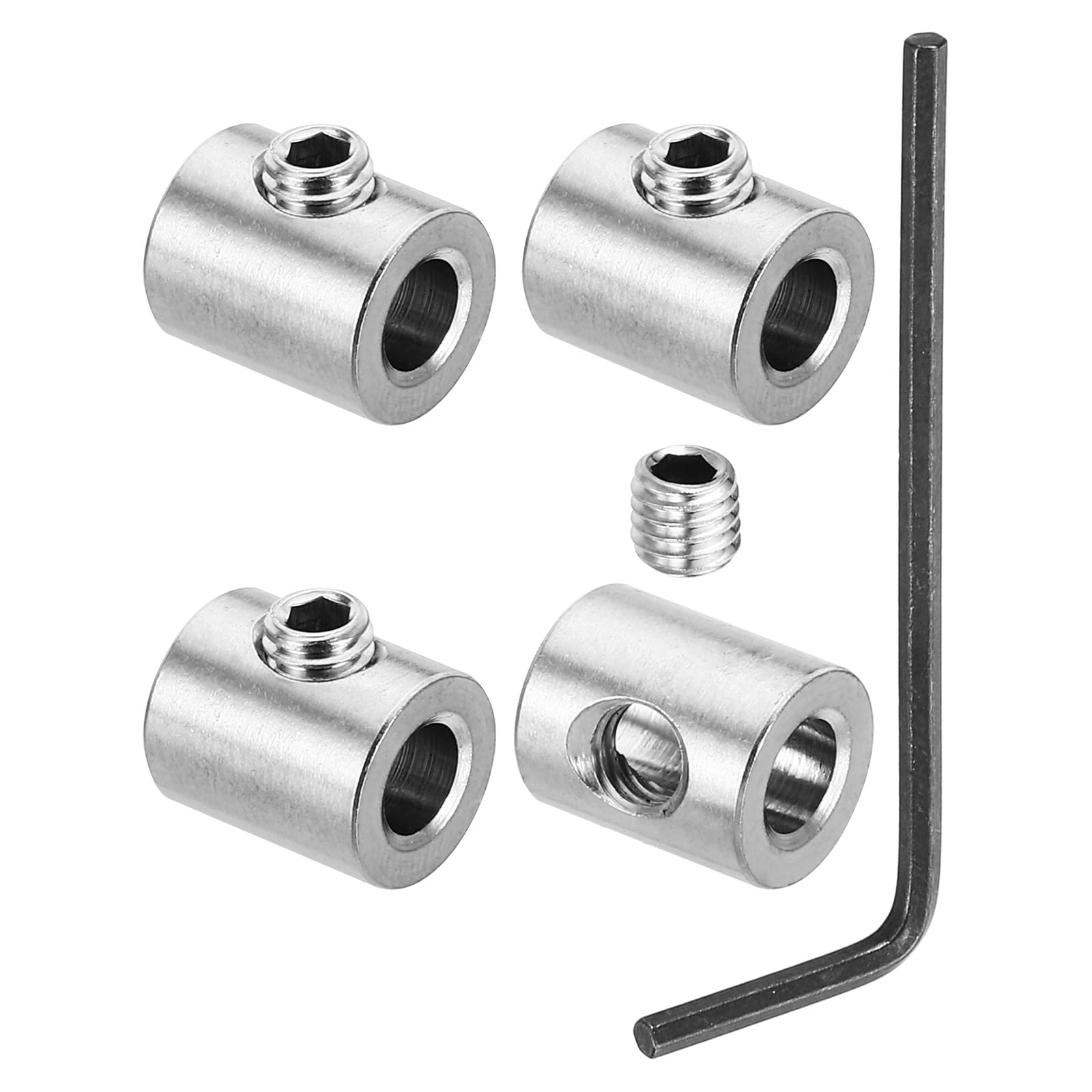 Amazon | PATIKIL 5 mmホール ワイヤーロープクリップセット 4個 304