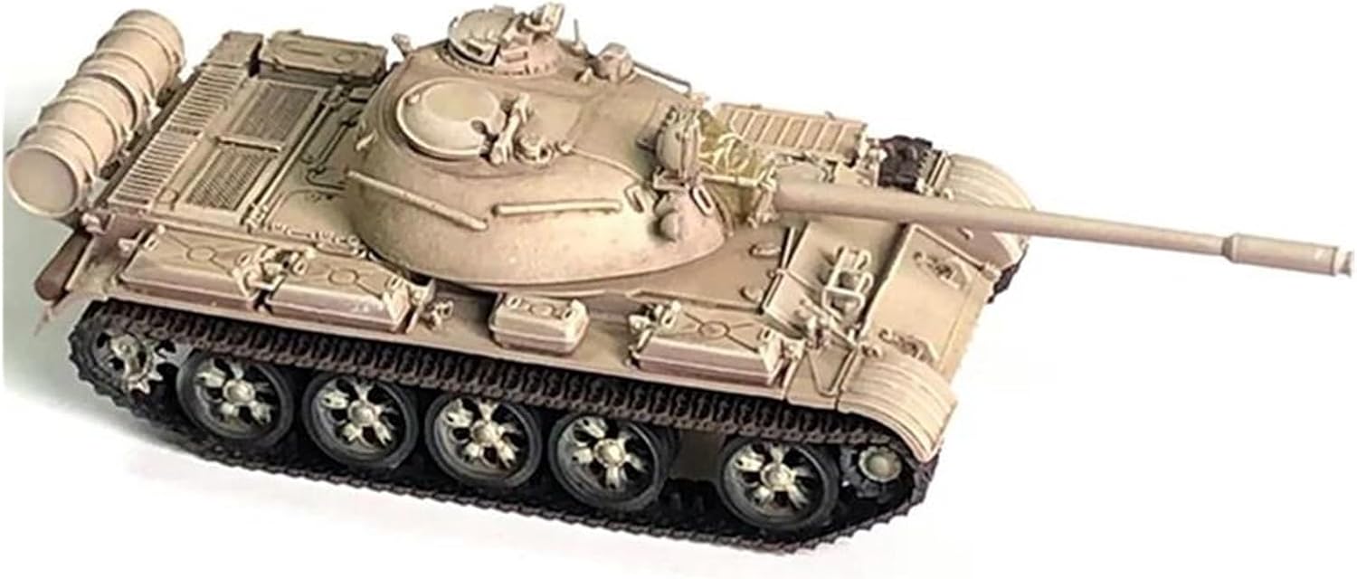 Realistic Tank 1:72 Scale for Iraqi T-55 Main Battle Tank Model Kit Static Die Casting Collectible Ornaments Static Tank Model