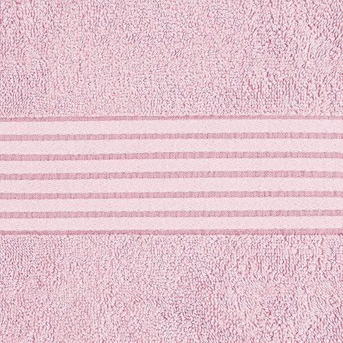 Utopia Towels - Bath Towels Set - Premium 100% Ring Spun Cotton - Quick Dry, Highly Absorbent, Soft Feel Towels, Perfect For Daily Use (Pack Of 4) (27 X 54, Pink) #TOP2