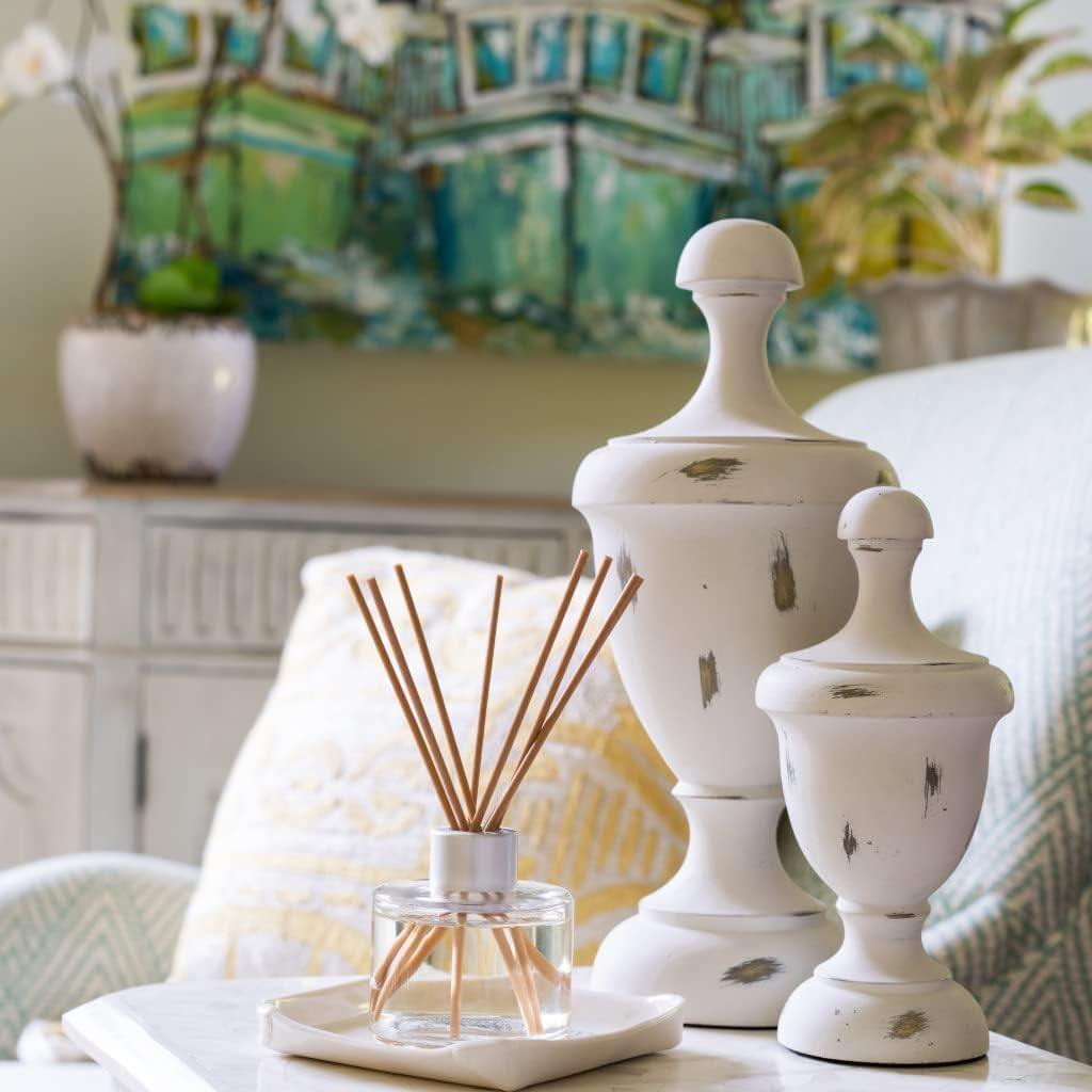 GREENLEAF GIFTS Highly Fragranced Room Décor Reed Diffuser-Classic Linen