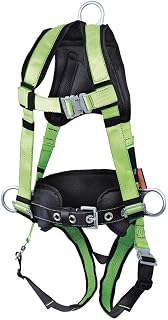 PeakWorks 3 D-Ring PeakPro Fall Protection Safety Harness With Positioning Belt, Class AP - Positioning, XXL, V8255625