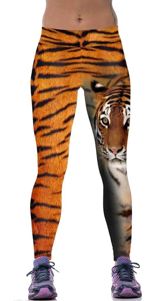 Sister Amy Women's Fitness High Waist Yoga Pants Printed Stretch Ankle Legging