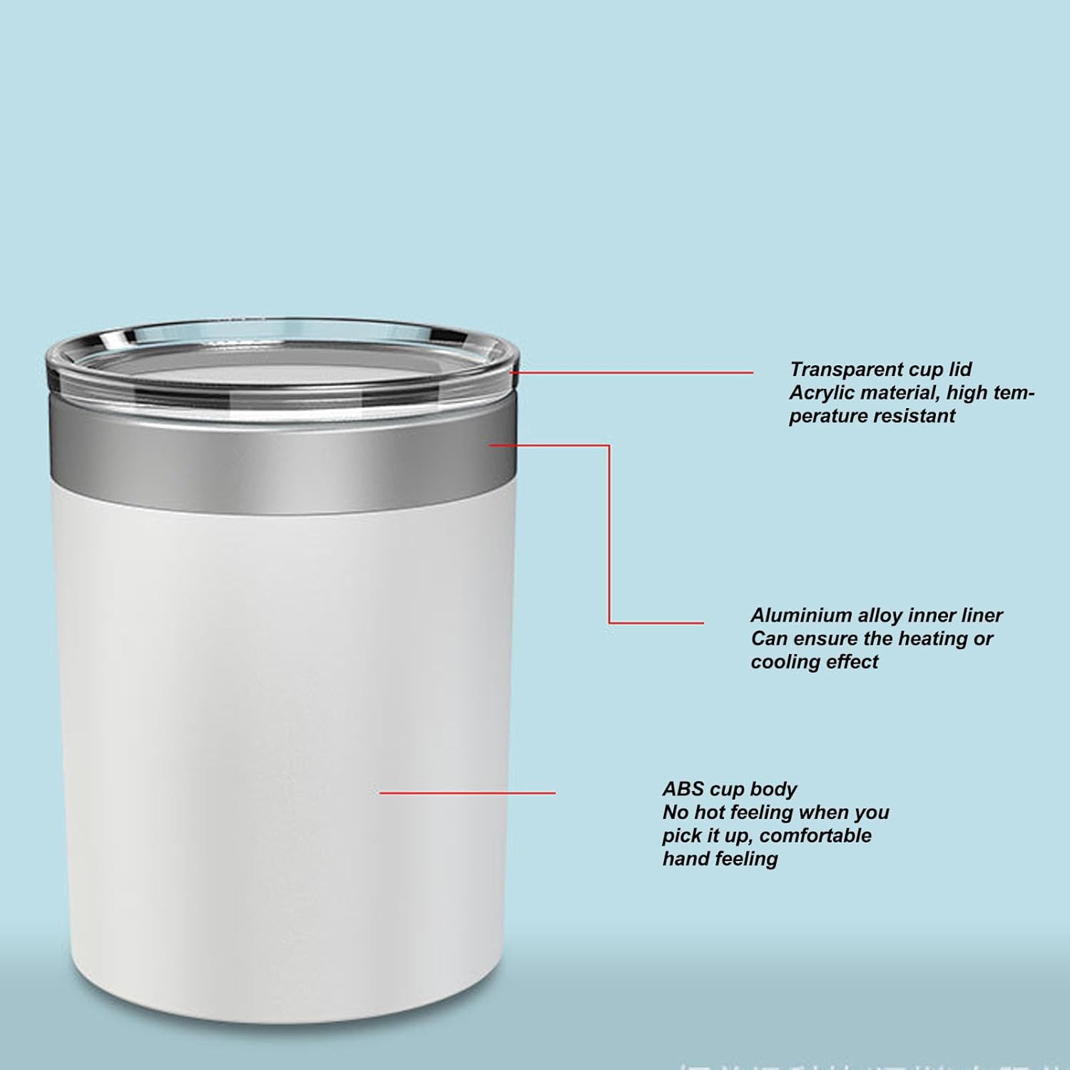 450ml Coffee Mug Warmer Cooler, 46.4°F - 158°F Perfect for Your Desk or Home Keeps Drinks Warm or Cool with Dual-Function Technology for Desk Heating Cooling Coffee Beverage Milk Tea