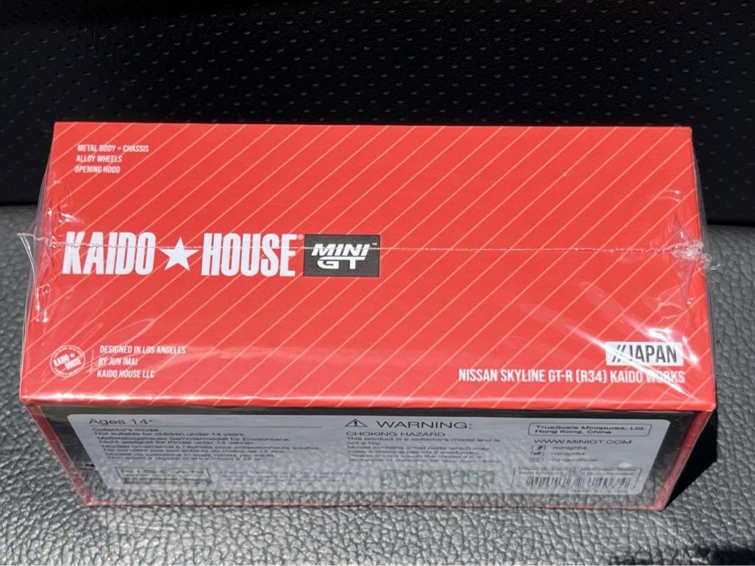 静岡ホビーショー限定 KAIDO HOUSE R34 超希少　新品　未開封 KAIDO☆HOUSE x MINI GT 1/64 Nissan Skyline GT-R (R34) Kaido