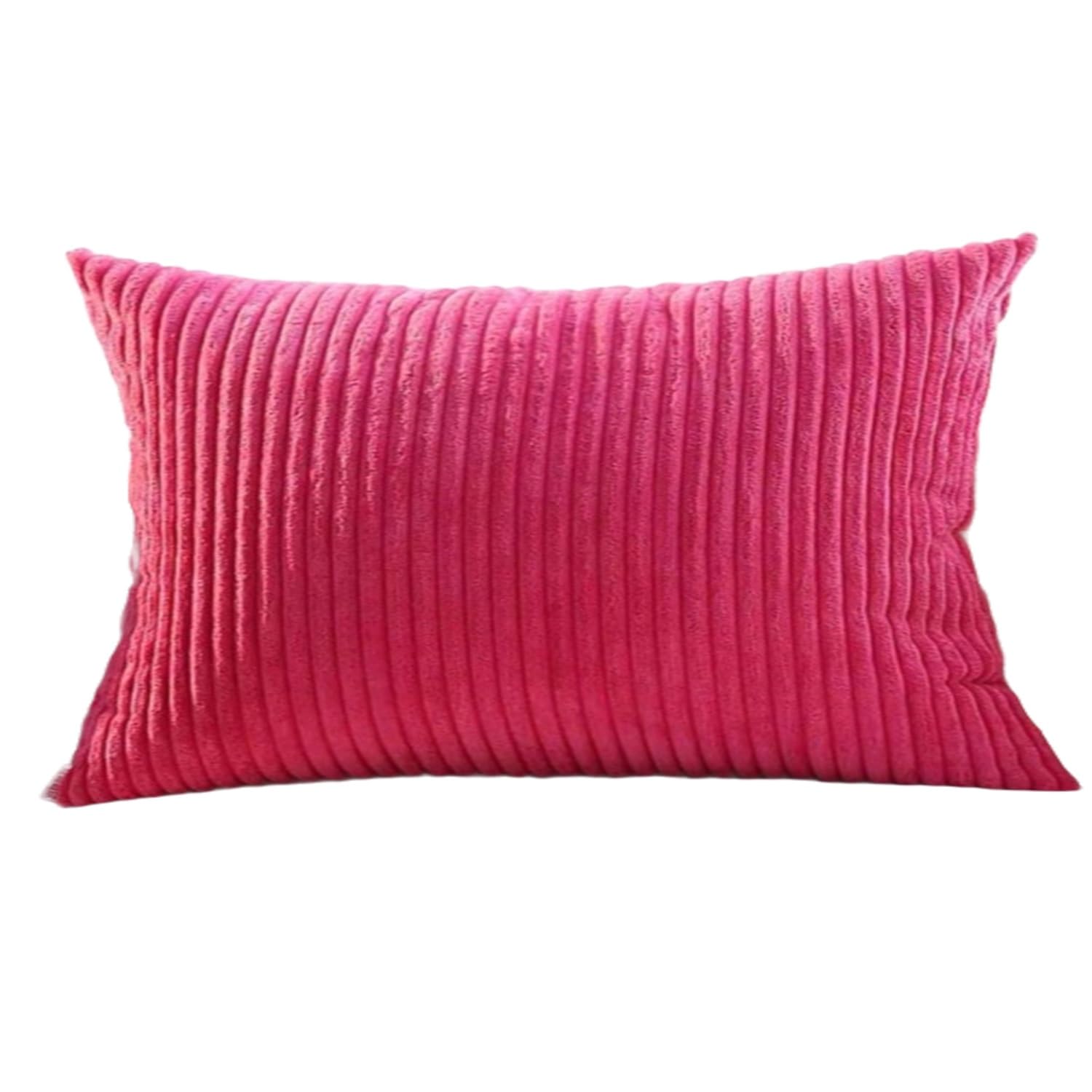 Miecoae Corduroy Soft Decorative Square Rectangle Throw Pillow Cover 60x60 50x70 80x80 cm Cushion Covers Pillowcase, Home Decorations for Sofa Couch Bed Chair(Q21,2pcs 30x50cm)