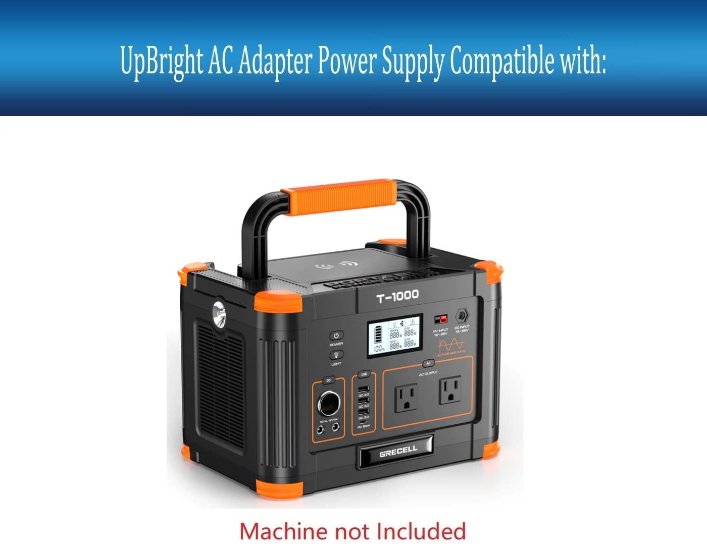 Amazon.com: UpBright Adaptador AC/DC compatible con GRECELL