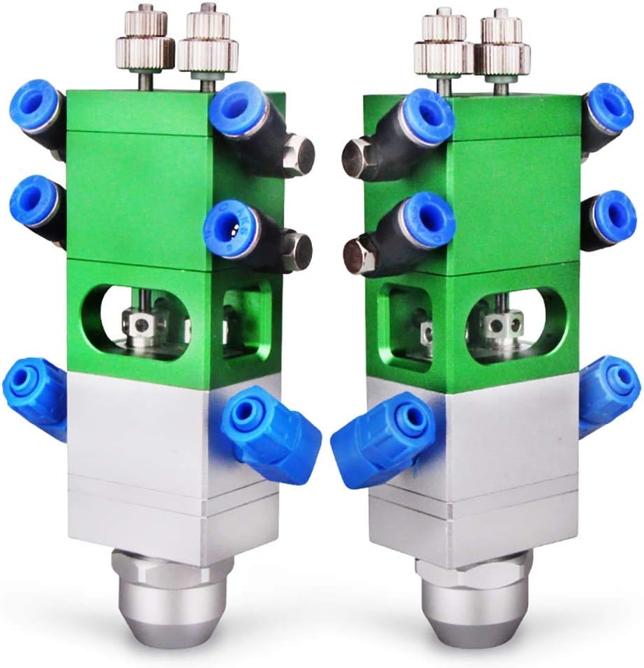 Back Suction AB Dual Liquid Dispensing Valve Output Fine Adjustment of Two Component Glue Ratio is Optional (Stainless Steel (Bayonet))