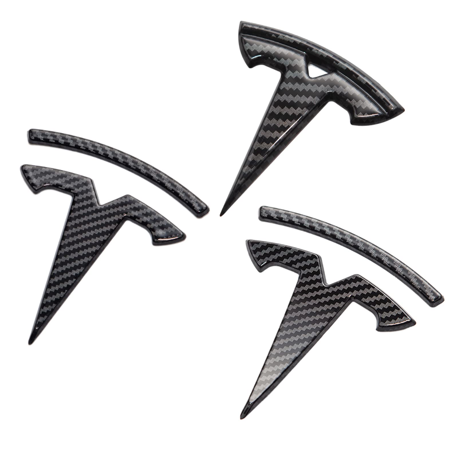 YJMOTOR Fit Model Y Logo Cover,Front Trunk,Rear Trunk Logo