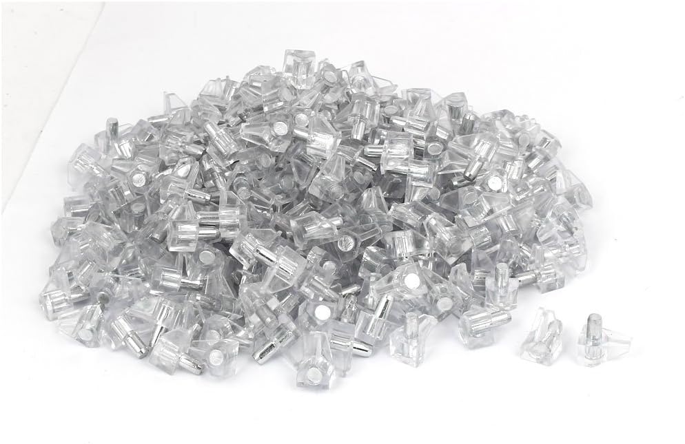 Home Cupboard Cabinet Drawer Hardware Shelf Support Pin Clear 5mm Dia 600pcs (fa50c38eca6686725a6ca165fb185a66)