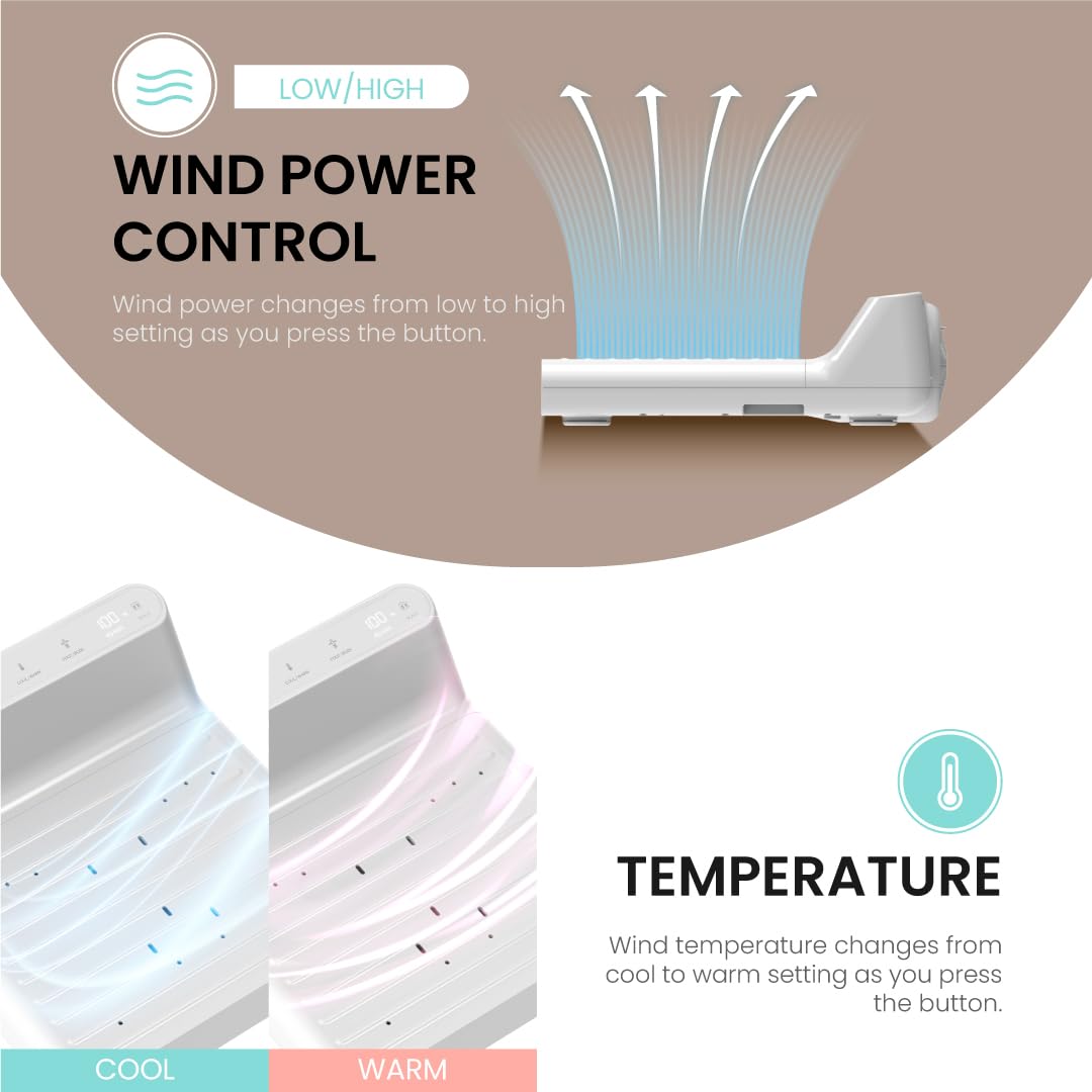 VOVO STYLEMENT BD-7700W Body & Foot Dryer for Bathroom