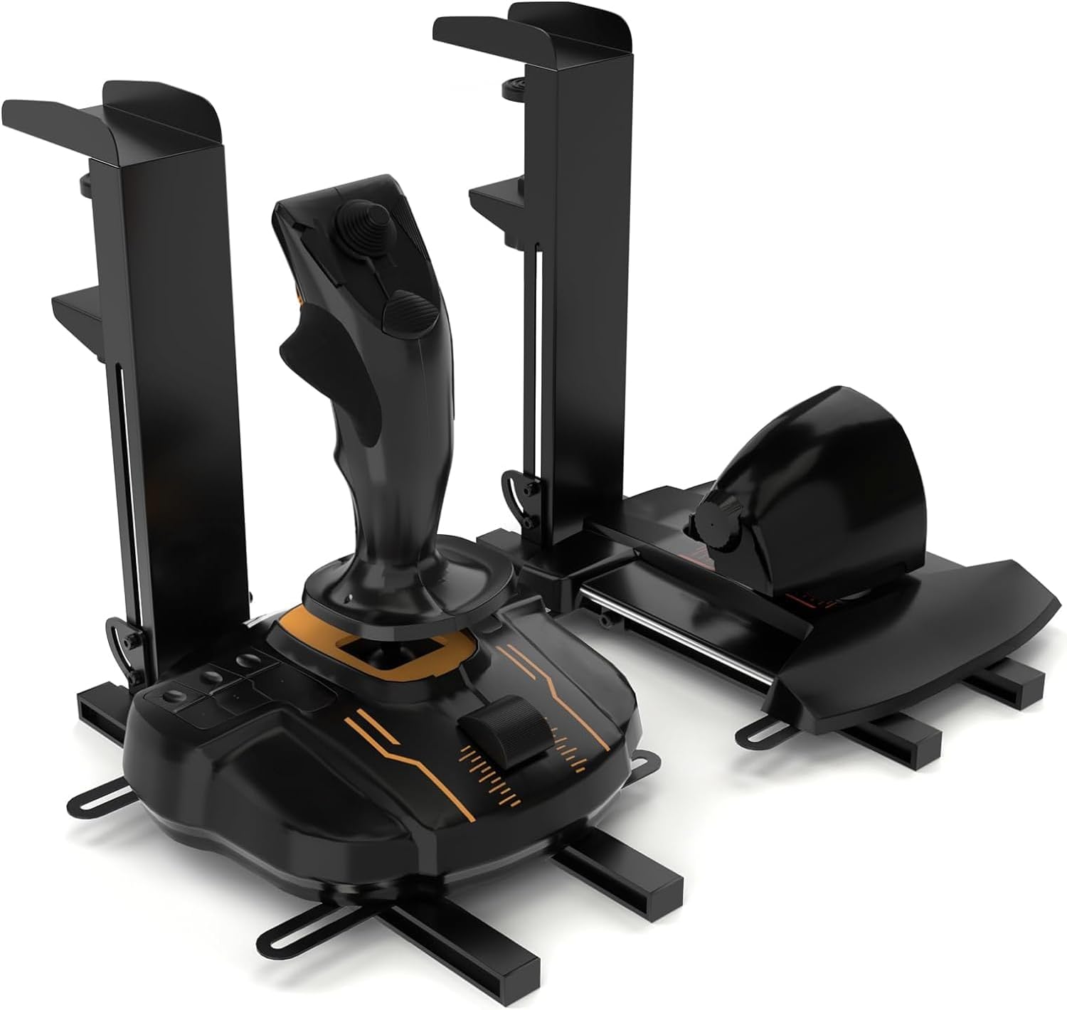DIWANGUS UK 2-PACK Hotas Desk Mount,Joystick Desk Mount for Flight Sim Game Suitable for Thrustmaster T16000M FCS/TCA/T.Flight HOTAS 1/4,for Logitech G X52/X52 Pro/X56(Joystick NOT INCLUDED)