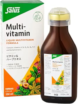 Echinacea SALUS Multi-Vitamin, 8.5 fl oz 250 ml, 8 Types of Vitamins, Natural Herbal Extract Juice, Liquid Vitamin, Liquid Supplement