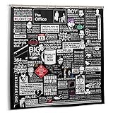 Fungaby The Office Shower Curtain for Gift, Dunder Mifflin Bathroom Curtain with Rust-Resistant...