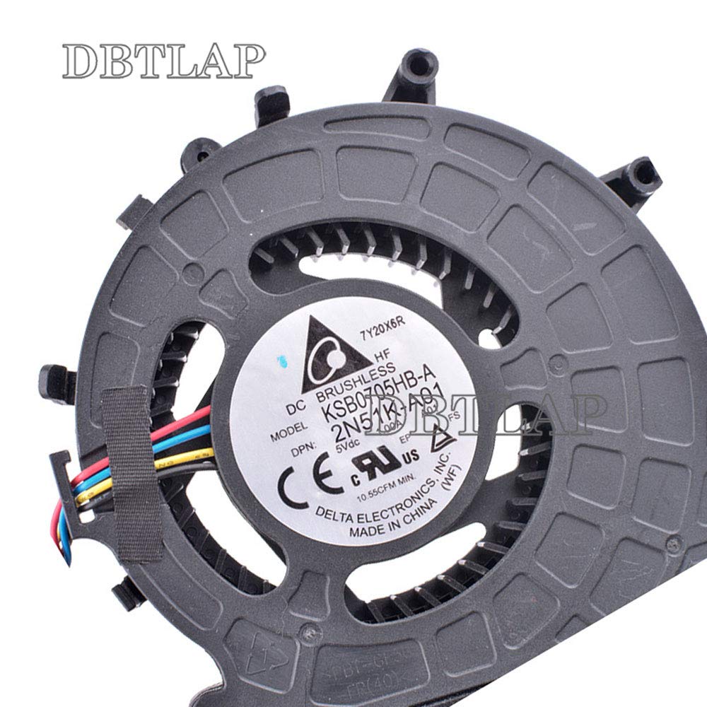 Ventilatore Compatibile per KSB0705HB-A 2N51K-A01 Ventilatore 5V 1.00A Ventilatore