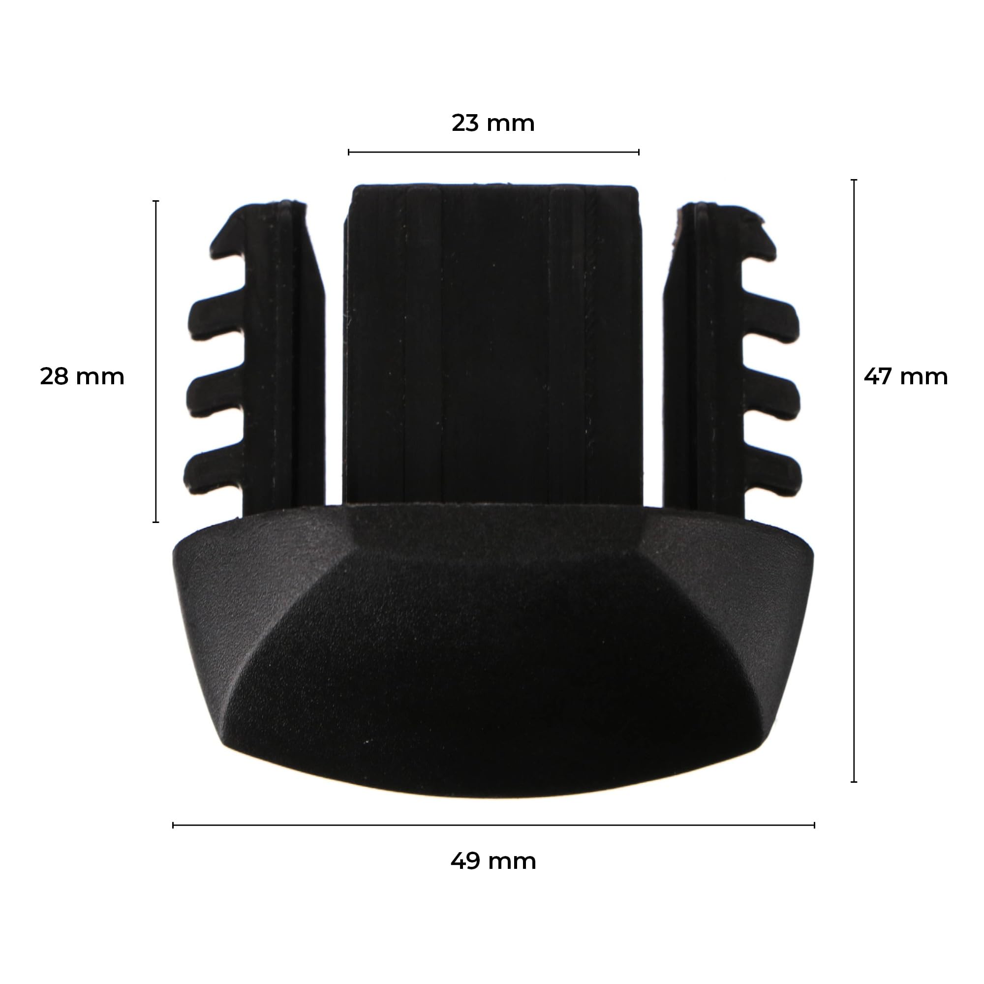 Roof Rack Ricambio Plastica Tappo Terminale Traversa Accessori Portabici