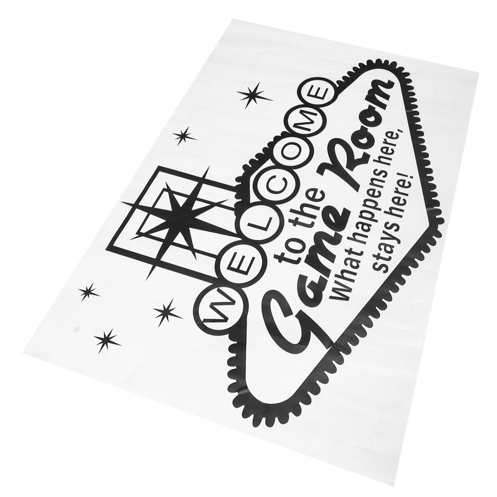 3fogli Wall Sticker Gaming Murals Per Cameretta Adesivo Per Per Facile Applicare e Rimuovere Design Per Spazi Divertenti