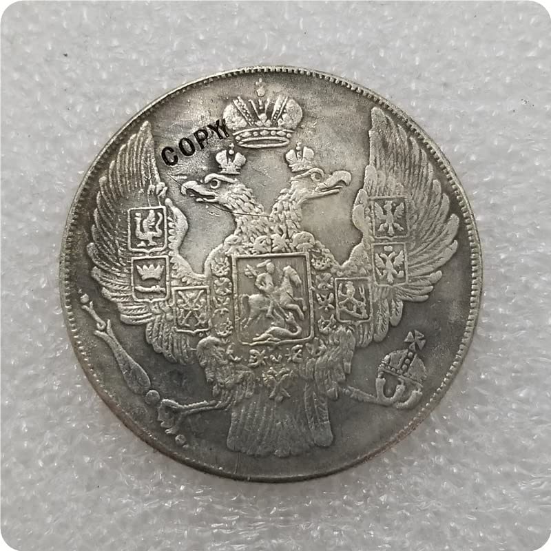 Amazon.co.jp: 1830-1845 ロシア 12 ルーブル プラチナ レプリカ