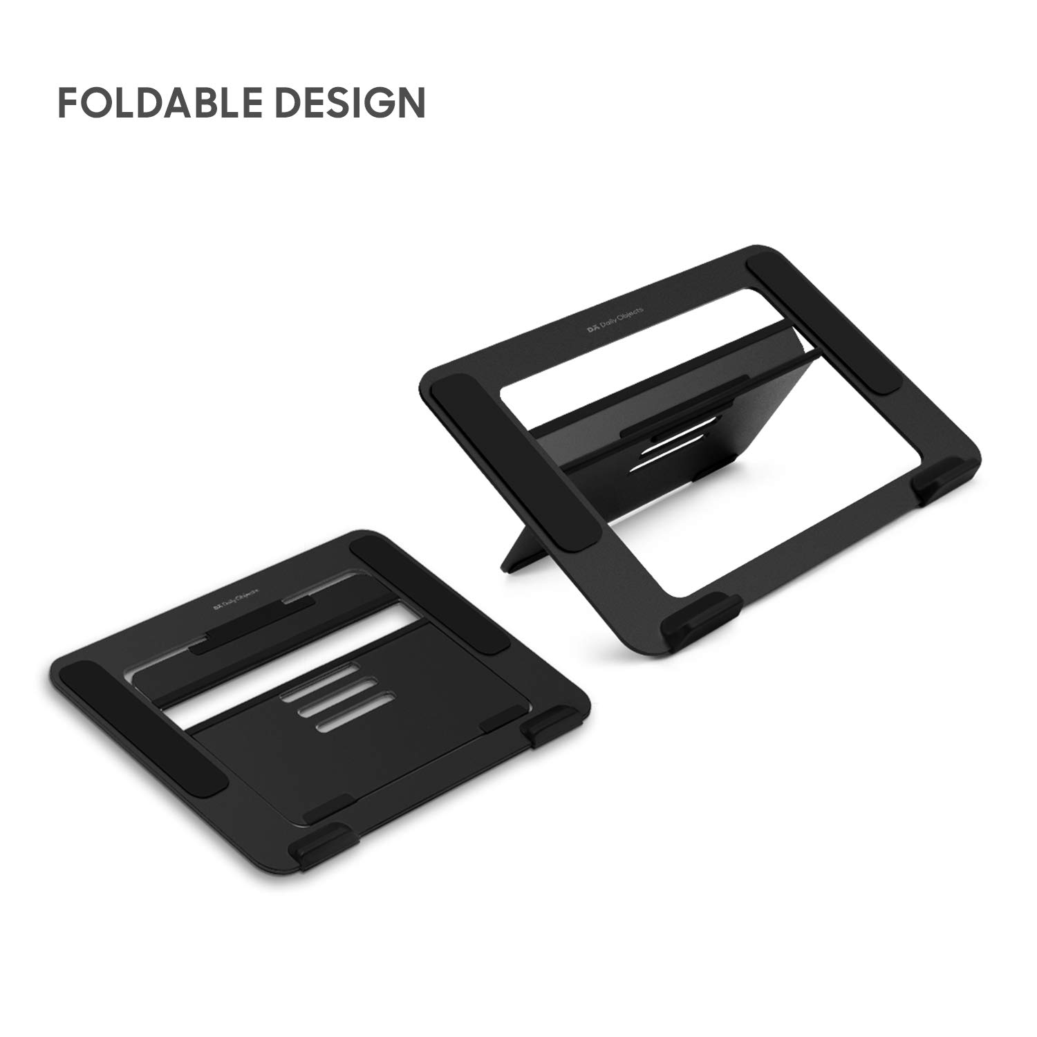 DailyObjects Aros Adjustable Folding Laptop/Tablet Stand at 3 Angles | Ideal tilt for Drawing/Writing/Viewing | Aluminum Finish | Suitable for Table/Desk/Bed 13 612Ek1wBrZL. SL1500