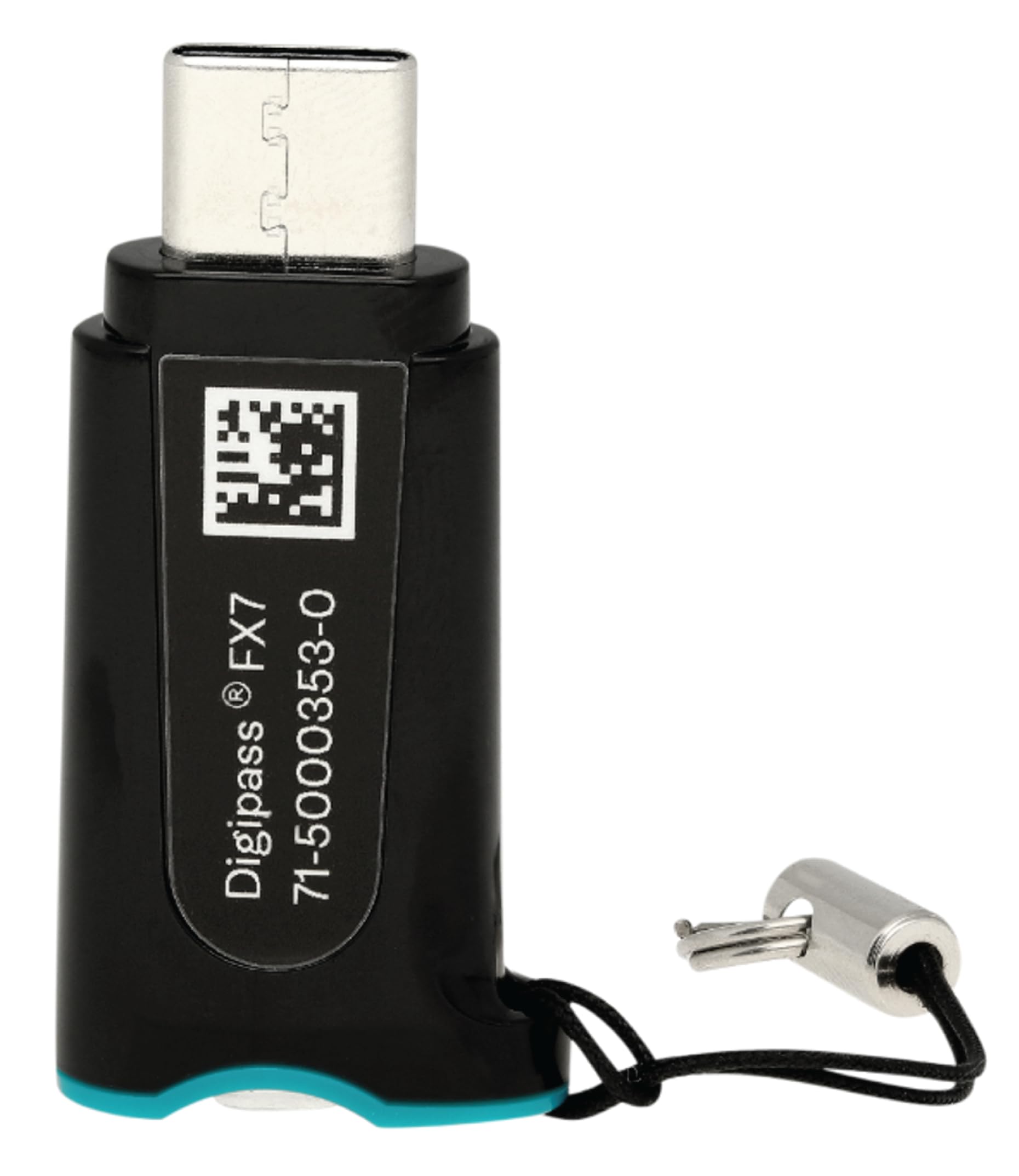 OneSpan DIGIPASS® FX7 Two-Factor authentication (2FA) Security Key, Connect via USB-C FIDO Certified - FIDO2, Protect Accounts Online, Passwordless Authentication, Secure Passkey, Phishing Resistent