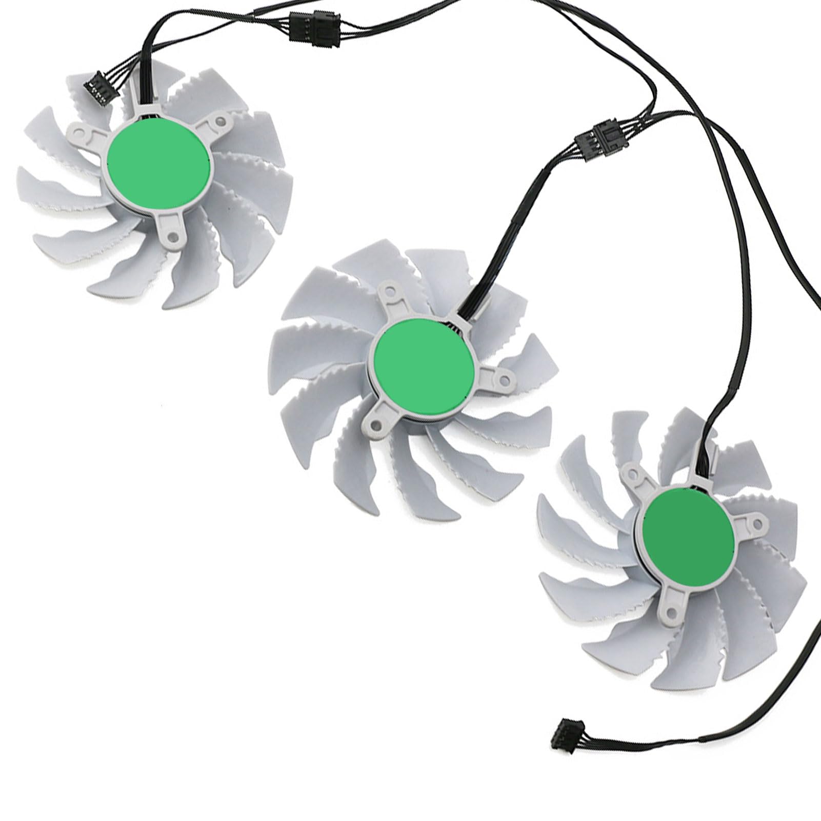 T129215SU 87mm 12V 0.50A 4 Pin Graphics Card Cooling Fan Replacement for GIGABYTE RTX 3070ti 3080 3080ti 3090 Vision OC Video Card Cooler Fans (3PC)