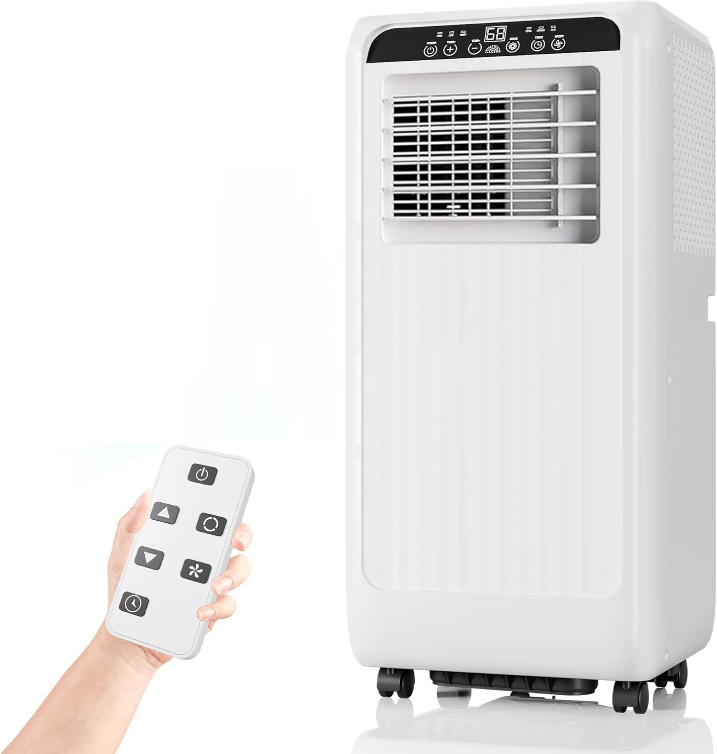 Portable Air Conditioners 8000 BTU Remote Control AC with 24H Timer Low Noise Energy Saving Cooling Unit for