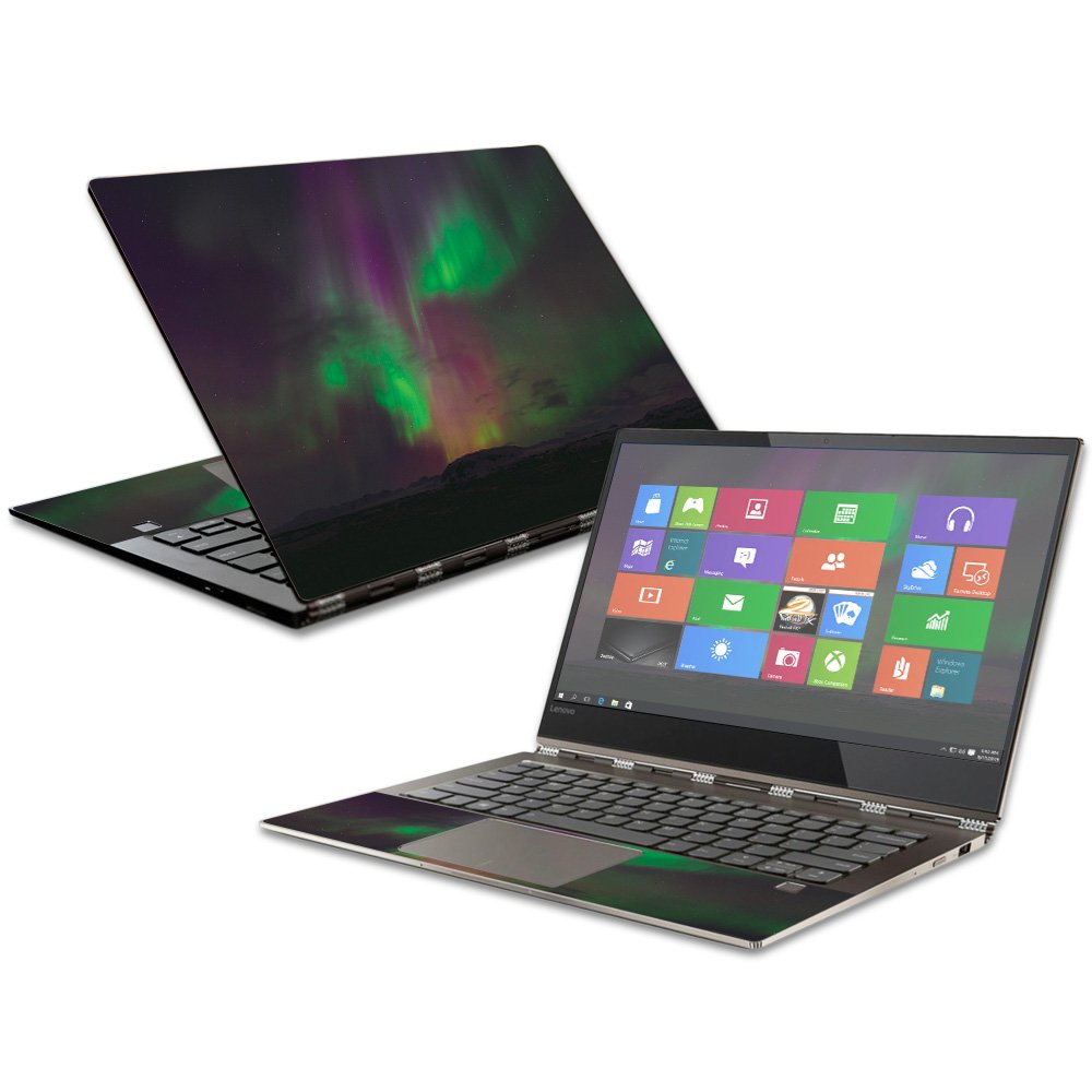 MightySkins Skin kompatibel mit Lenovo Yoga 920-13IKB – Aurora Borealis | Schutzfolie, langlebig, einzigartige Vinyl-Schutzhülle, einfach anzubringen, zu entfernen und zu ändern, hergestellt in