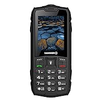 Hammer H Basalt 2,4" Cellulare robusto IP68 IK05 Dual Free SIM 2000 mAh Outdoor Cellulare senza contratto