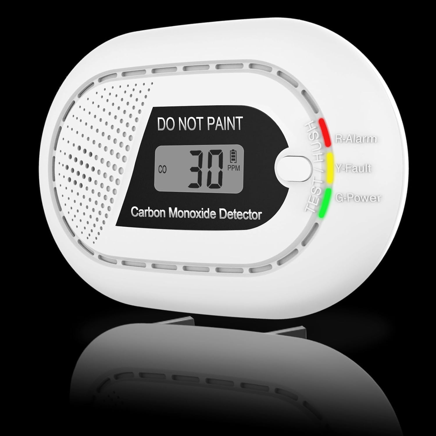 Rilevatore Temperatura Umidità Rilevatore Monossido Di Carbonio Con Spina - Allarme CO Con Schermo LCD, Per Casa E Ufficio Schermo Lcd Temperatura Umidità - Foto 7
