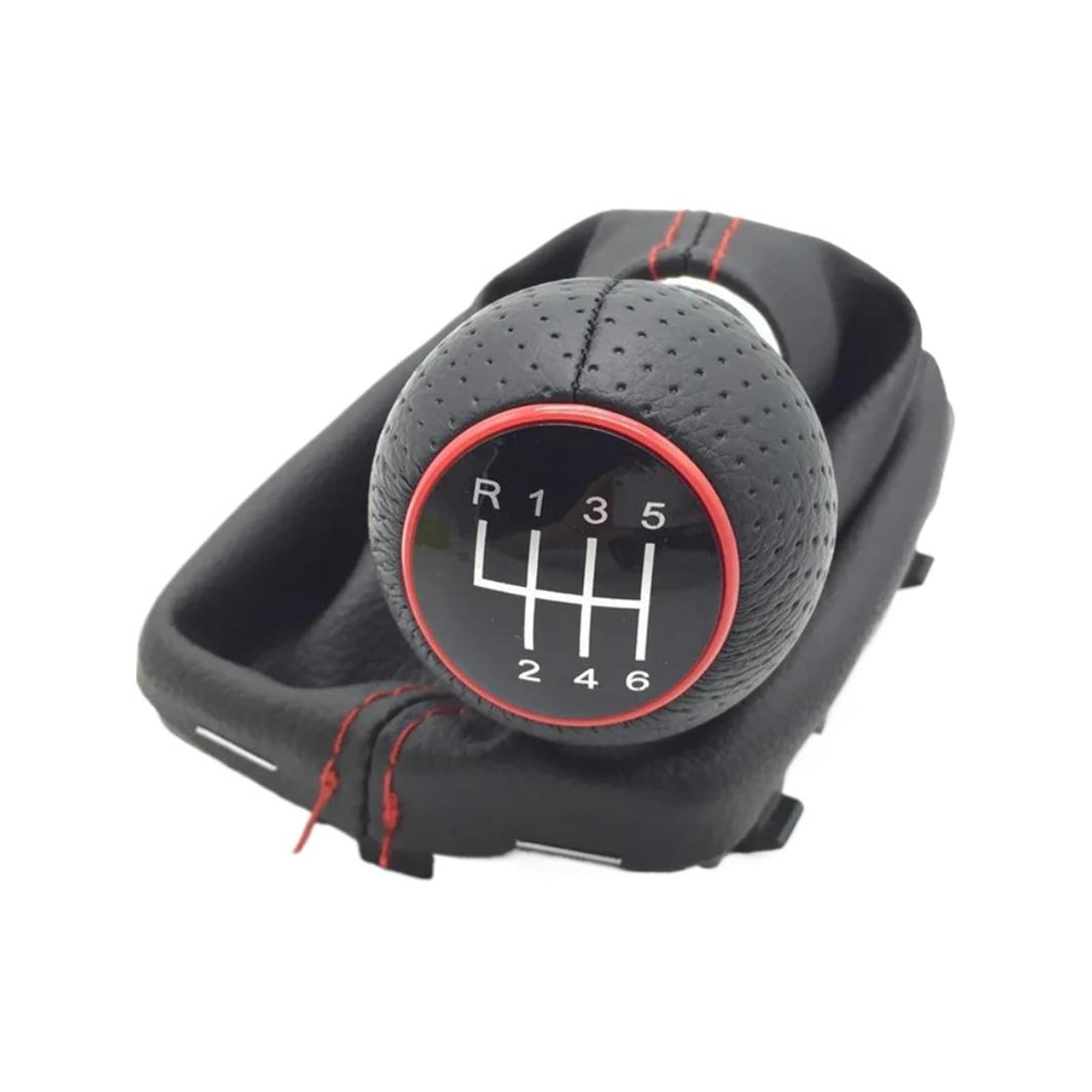 Kunyos 6 Speed 12Mm Red For A3 S3 8L 1 6L 1996 1999-2003 Sporty Gear Shifter Knob Oe R12345 R123456