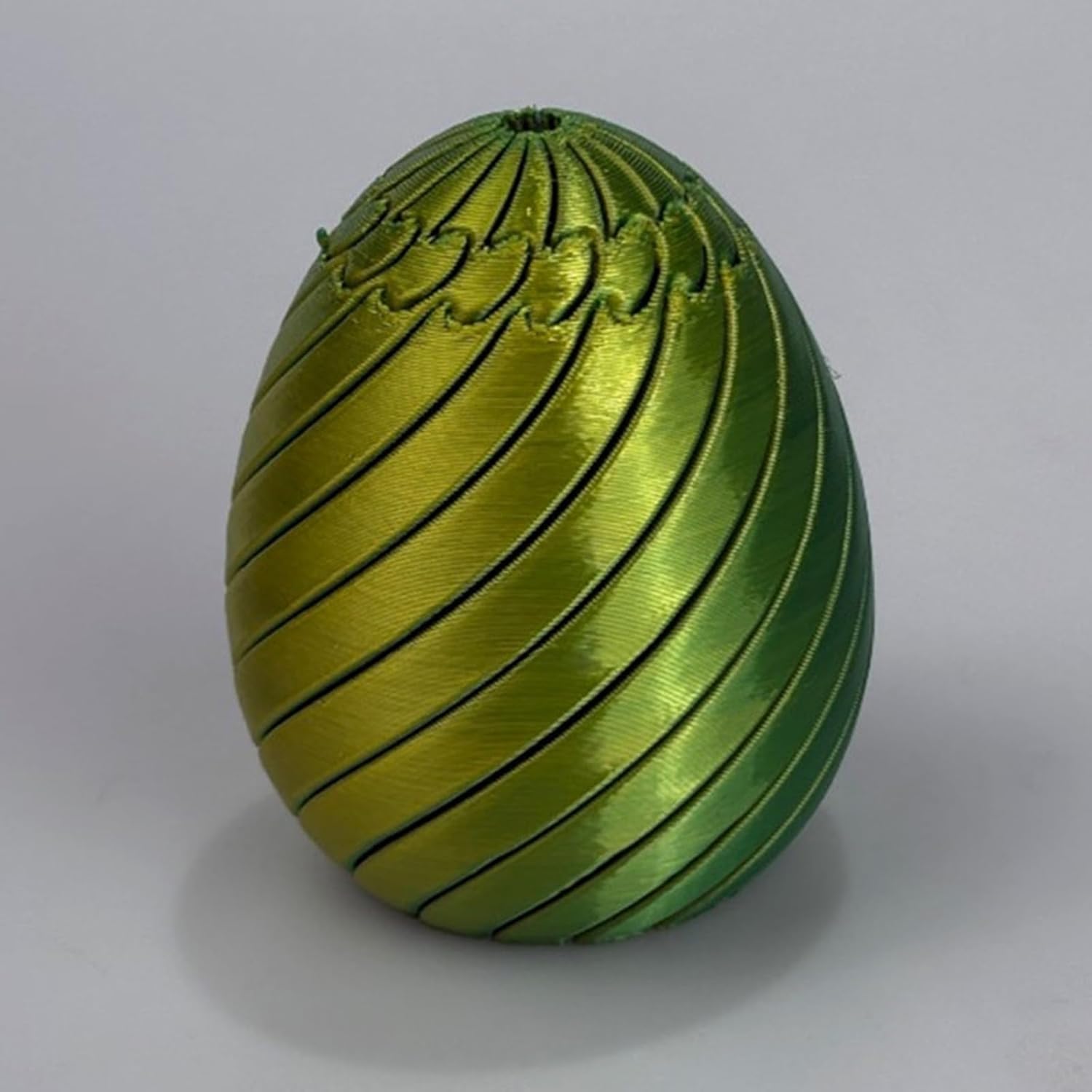 Twisty Fidget Egg, 3D Printed Slippery Egg Fidget,Smooth Rotating Stress Relief Egg Spinner,Rotating Fidget Puzzle Toy for Stress Relief, Colorful Desk Fidget Toy, Easter Party Favors