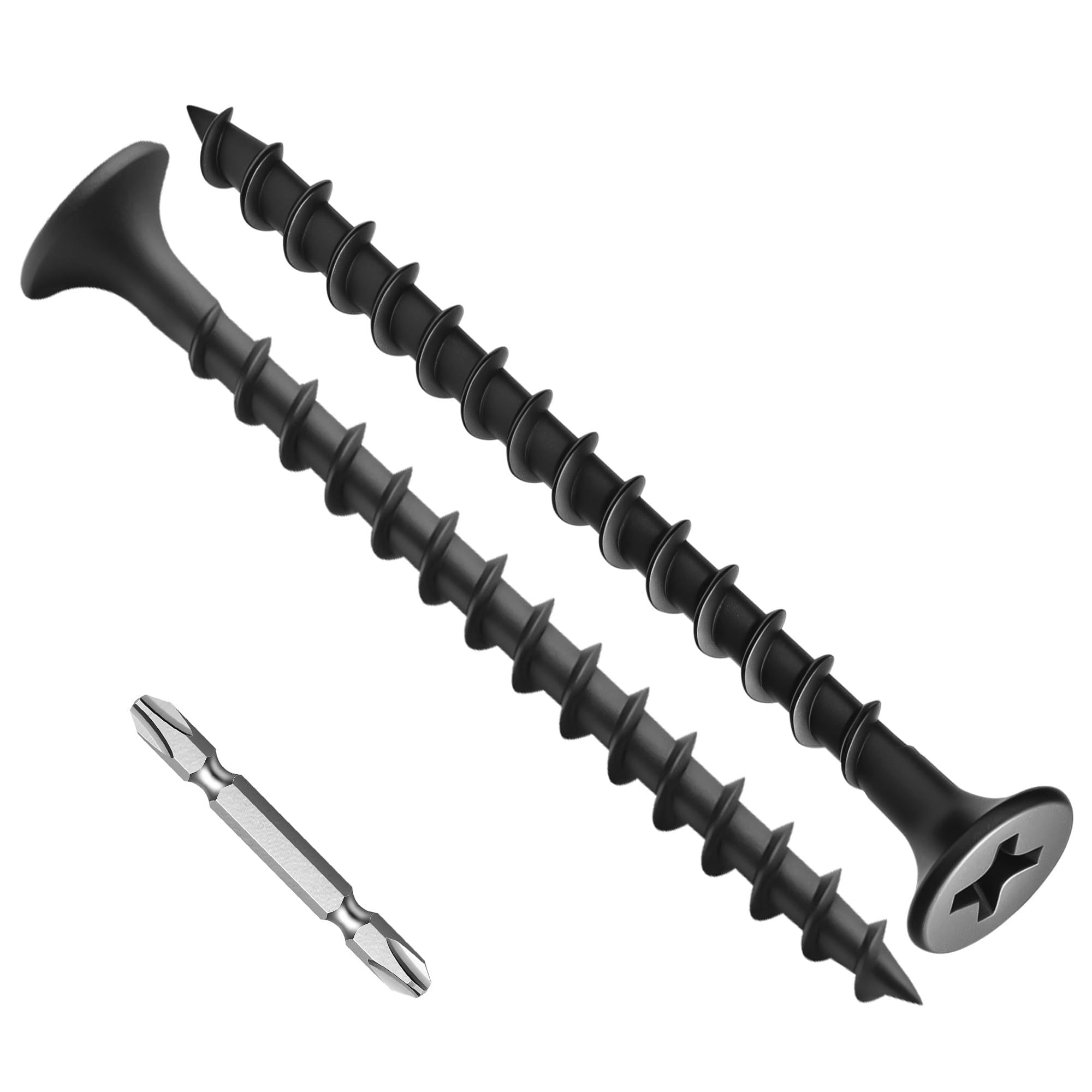 600 Drywall Screws - #6 x 1-1/2" Black -7