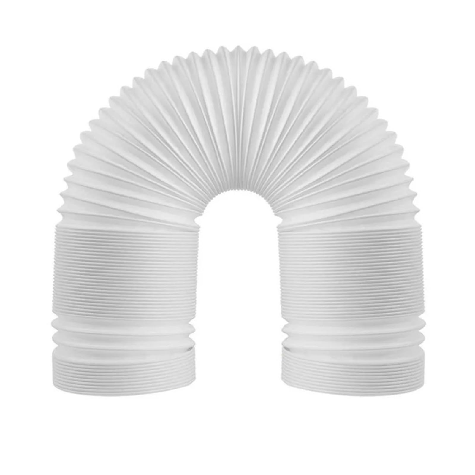 Duct Extension Pipe Telescopic Flexible Air Conditioner Exhaust Hose Accessories Vent Tube for Mobile Conditioning All Weather Protection(150mmx2M)
