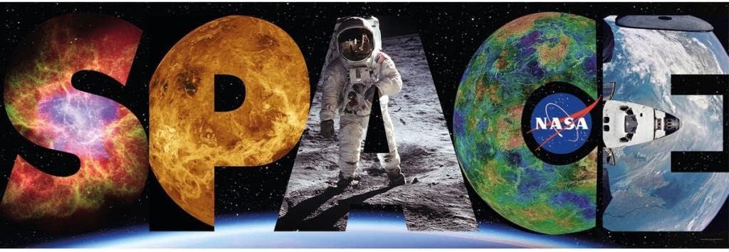 Clementoni - 39638 - Puzzle Space Collection Panorama - Jigsaw Puzzle 1000 Pieces - Puzzle Space, Made in Italy, Jigsaw Puzzle for Adults