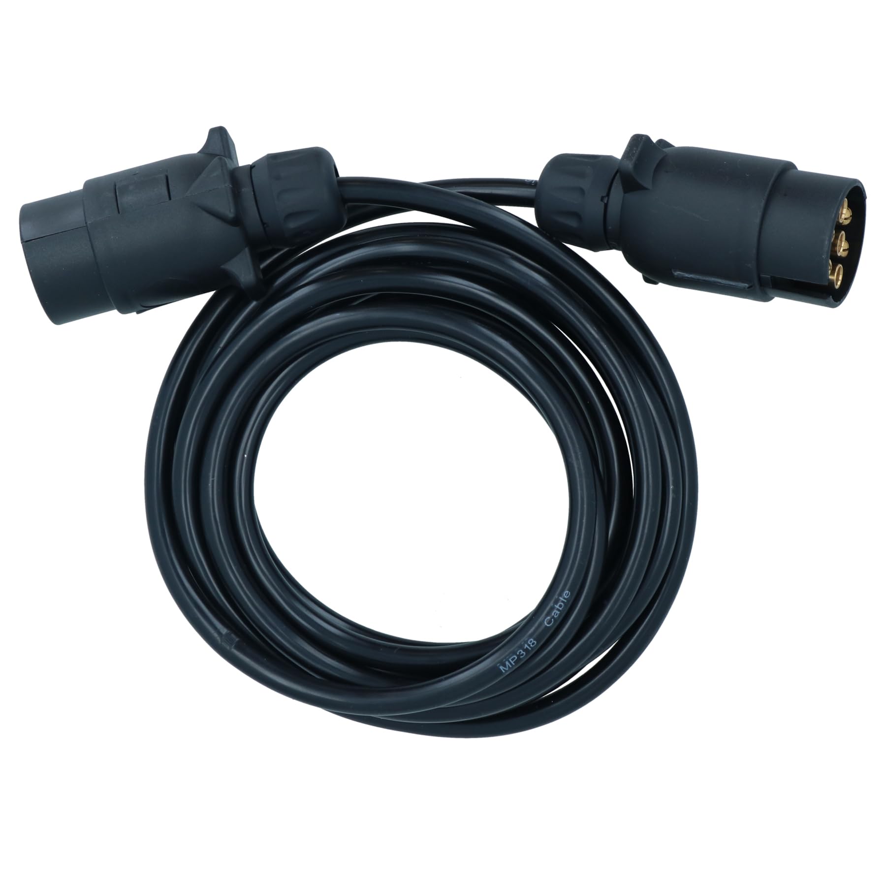 AB Tools Lampa przyczepa elektryka 3,5 m przedłużacz kabel męski do męskiego 7-pinowe wtyczki
