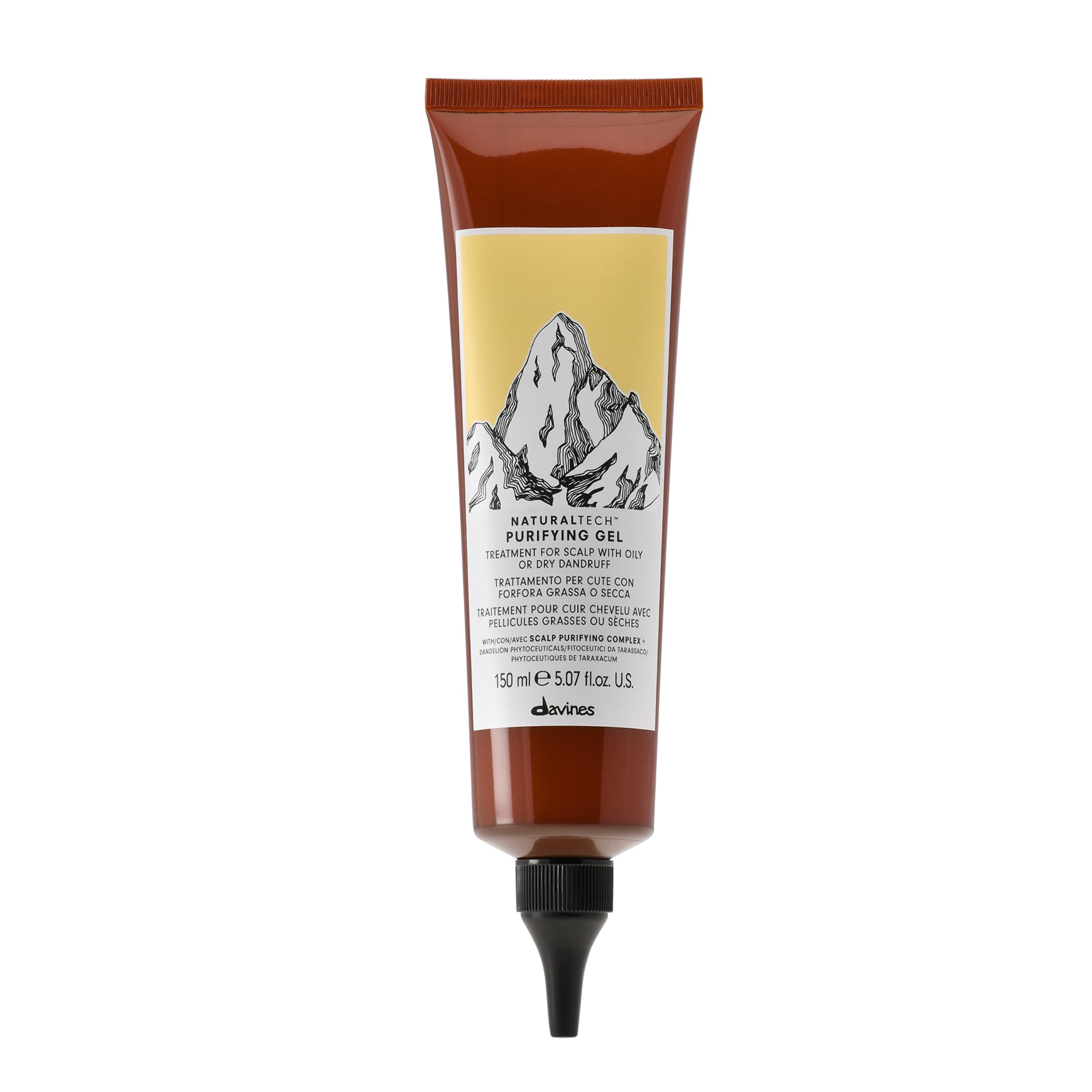 Davines PURIFYING Gel - Trattamento purificante per cute con forfora - Gel per contrastare la forfora secca e grassa - 150 ml