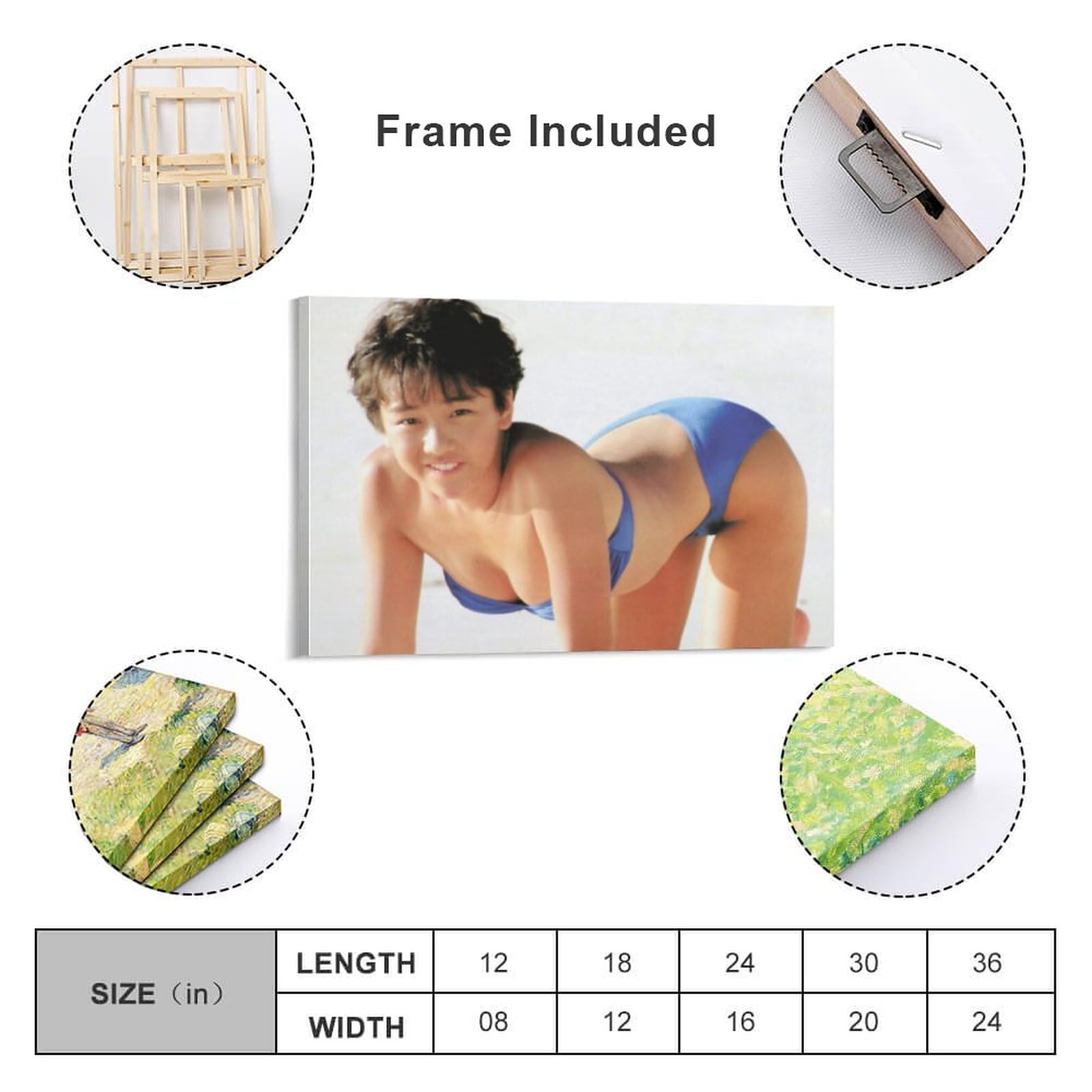 Amazon.co.jp: 西田ひかる水着セクシー写真ポスターアートパネル
