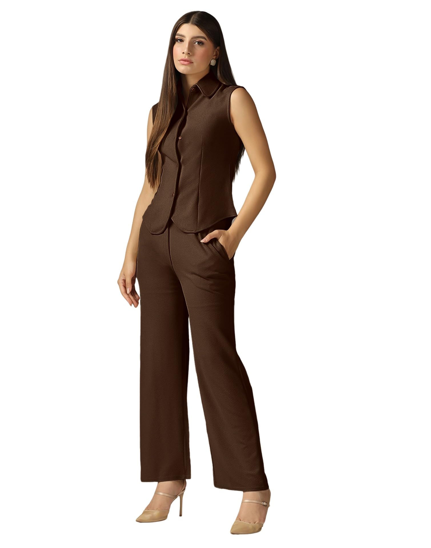 selvia Women's Tops and Trouser Co ord Set| Lycra Dress for Woman Stylish-picture-54