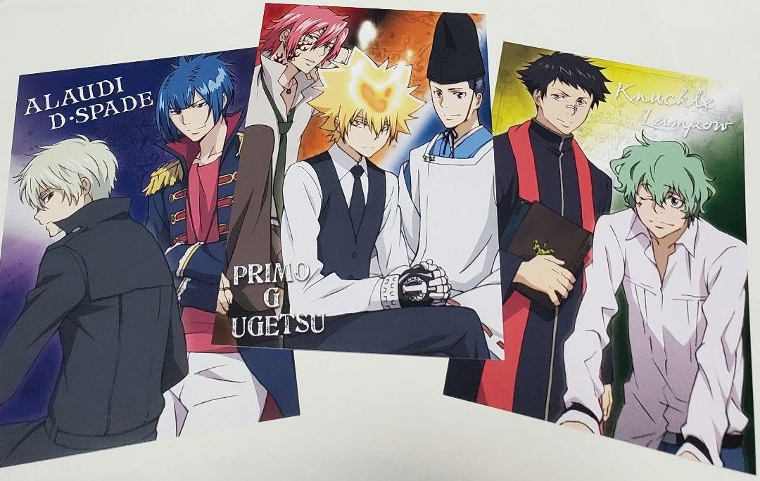 リボTコレクション 集合 ポストカード REBORN ツナ雲雀獄寺山本